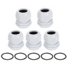 sourcing map 5Pcs PG29 Nylon Cable Glands, Waterproof Cord Grip