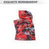 REPAIROCK Full Face Mask Polyester Camouflage Face Cover Windproof,Quick-Drying Red