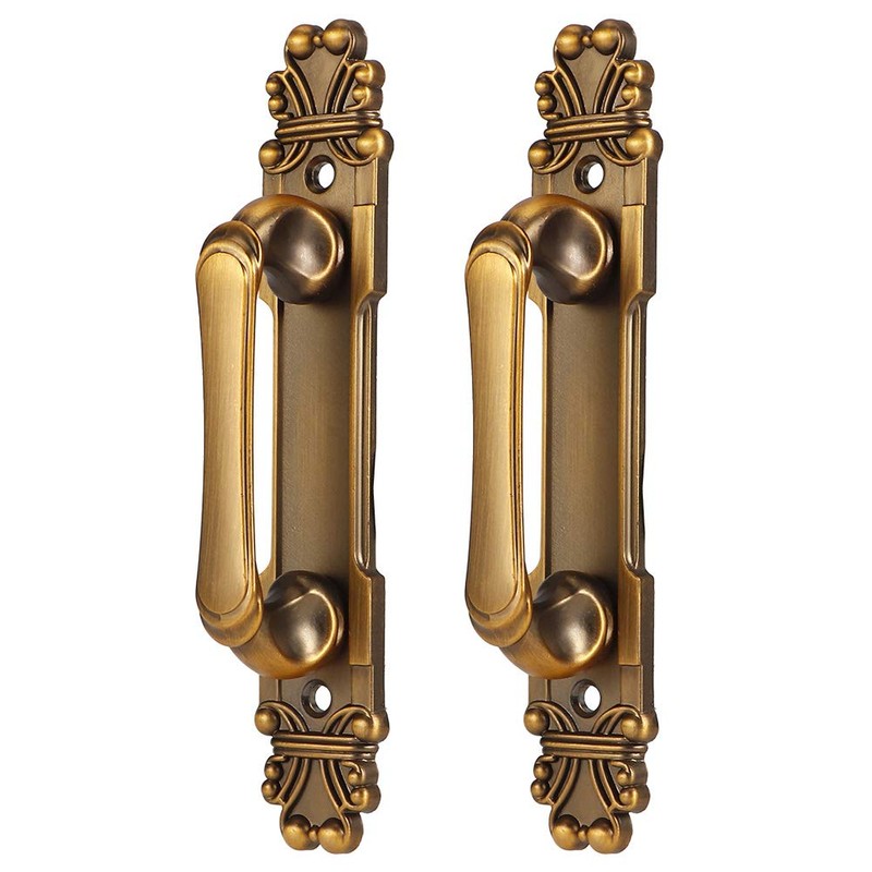 2Pcs/set Door Handle Zinc Alloy european style Antique Door Pull