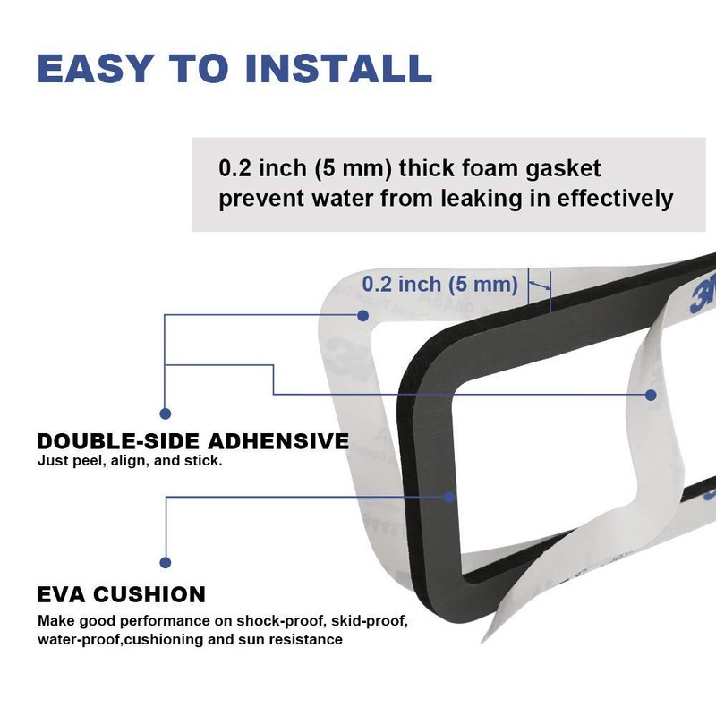 3rd Third Brake Light Seal Gaskets (2 PCS) Compatible with