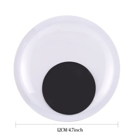 DECORA 6 Inch Large Wiggle Googly Eyes with Self Adhesive for Crafts Set of 4