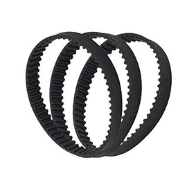 Pack of 3 GT2 Timing Belts, 6 mm Wide Rubber Timing Belt with Closed Loop for 3D Printer Belts CNC Machine