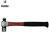 Teng Tools HMBP16 Ball Pein Hammer Diameter,Black, Red,27 mm