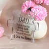Gifts for Dad from Daughter,Dad Acrylic Puzzle Plaque,Dad Birthday Gift,thanksgiving,Christmas