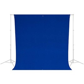 Westcott Wrinkle-Resistant 9' x 10' (2.75 x 3.05m) Backdrop for Photoshoots, Group Portraits, & Photo Booth. Portable and Travel Friendly (Royal Blue/Chroma Key Blue)