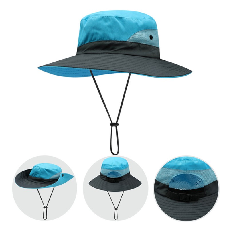 Sun Protection Hat for Women Adjustable Rope Band Quick Drying