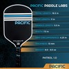 PACIFIC PADDLE LABS Patrol 1.0 Pickleball Paddle, Fiberglass, 13MM, USAPA