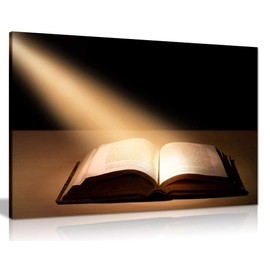 The Holy Bible Religion Canvas Wall Art Picture Print (12x8)