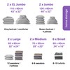 BRAMBLE Premium Vacuum Storage Bags with Pump - Space Saver