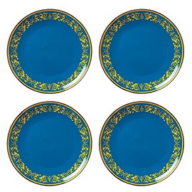 Lenox Blue Lx Remix 4-Piece Accent Plate Set, 3.97