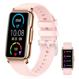 PLAZOR Smart Watches Fitness Tracker for Women(Pink) with 115 Sports Modes, 24/7 Heart Rate, Sleep Tracker, Smartwatches with Step Calorie Counter, IP67 Waterproof Watch for Andriod iOS
