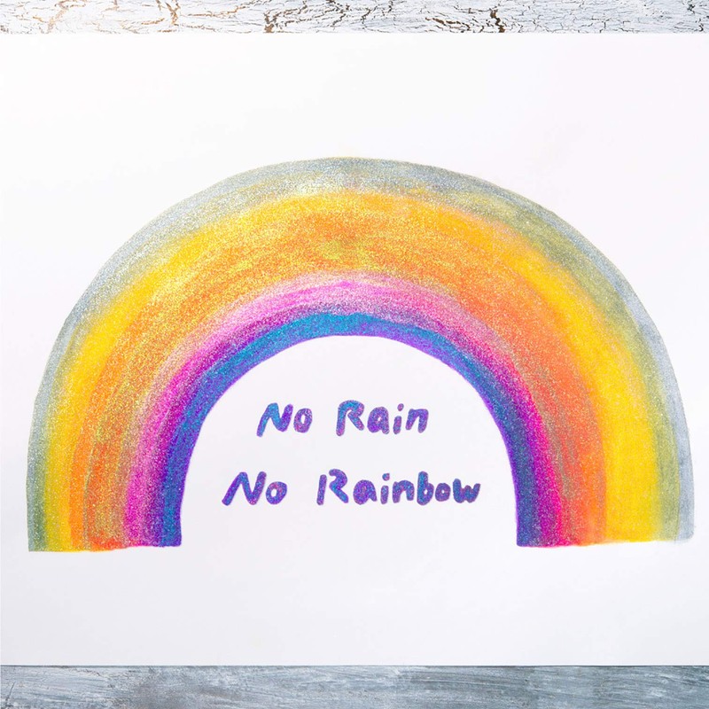 Pentel XGFH-DV Dual Metallic Brush, Violet + Metallic Blue