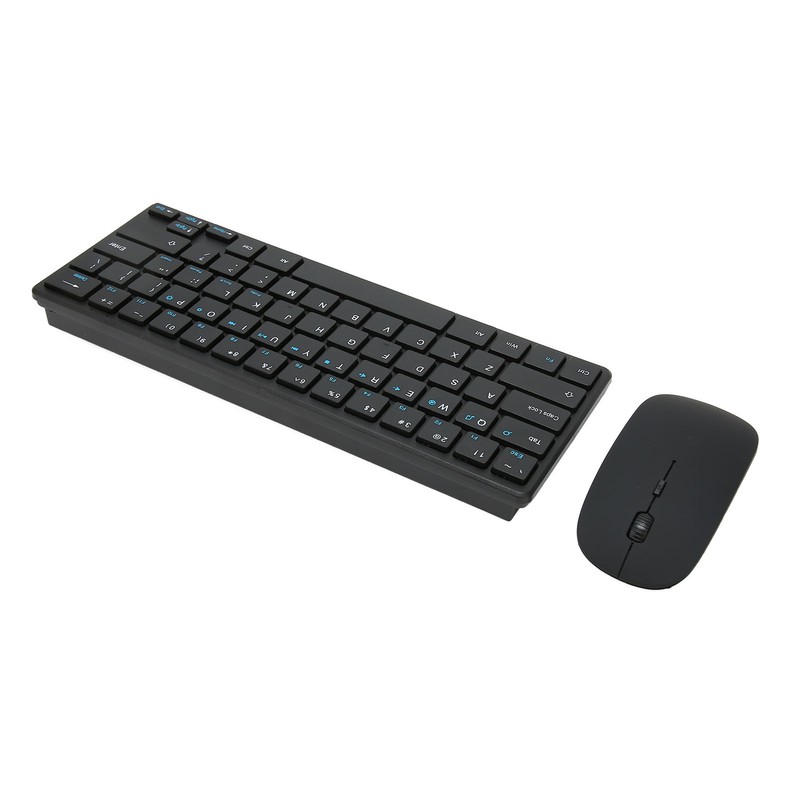 2.4G Wireless Keyboard Mouse Combo Ergonomic 64 Key Keyboard 3