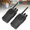 2pcs Walkie Talkie for Baofeng BF‑888H 400‑470MHz 16CH USB Charging