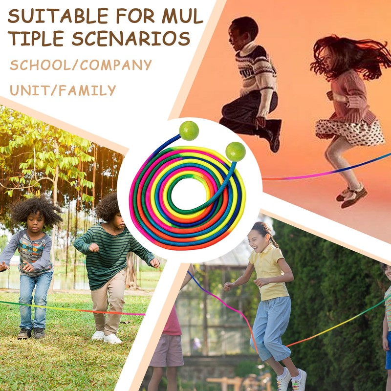 MUNSKT Long Skipping Rope, 5 Metre Jump Rope for Children