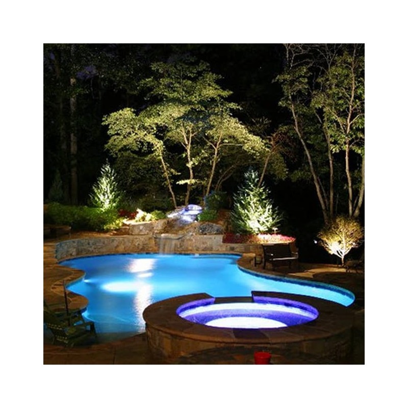 Explux Full Glass PAR38 Outdoor Flood Blue Light Bulbs, 120W