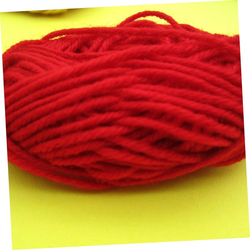 LALAFINA 12pcs Creative Hand Knitted Woolen Yarn for Four Strand