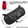 Bicycle Front Bag Bicycle Handlebar Bag Waterproof Frame Storage Roll