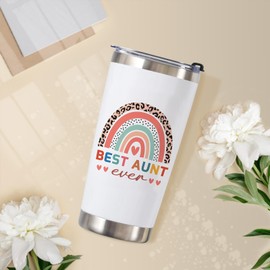 Breezy Valley Aunt Tumbler Auntie Christmas Gifts From Nephew Niece - Christmas Gifts For Aunt From Niece Nephew, Best Aunt Ever Gifts Tumbler For Birthday, Auntie Gift Ideas For New Aunt Coffee Cup