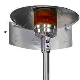 The Original and Best Reflector for Patio Heaters - Sweet Heat