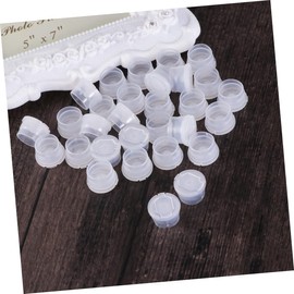 WOONEKY 30pcs Leakproof Cosmetic Bottle Sealing Compact Caps for Standard Bottles Portable and Reusable for Travel and Makeup