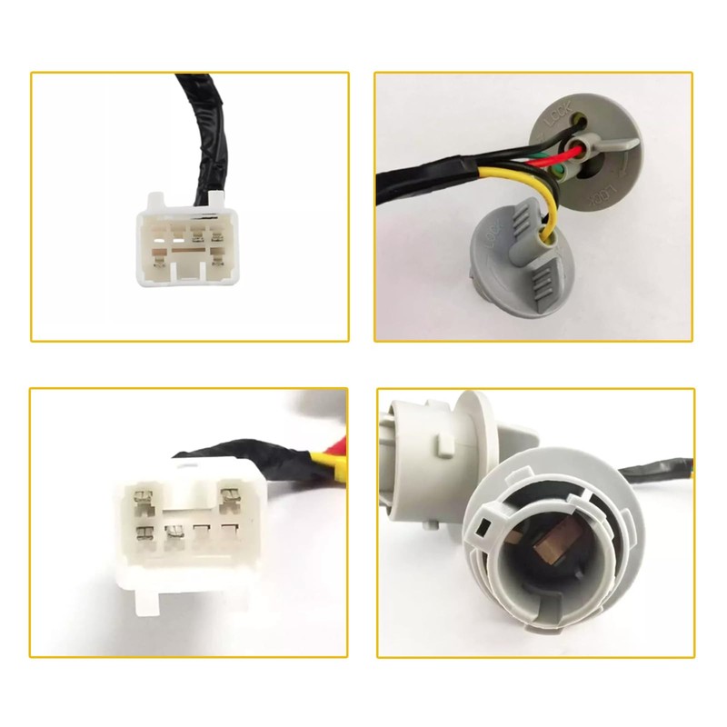 EAYBOMC 92451-4C500 Rear Tail Light Bulb Socket Wire Harness Compatible