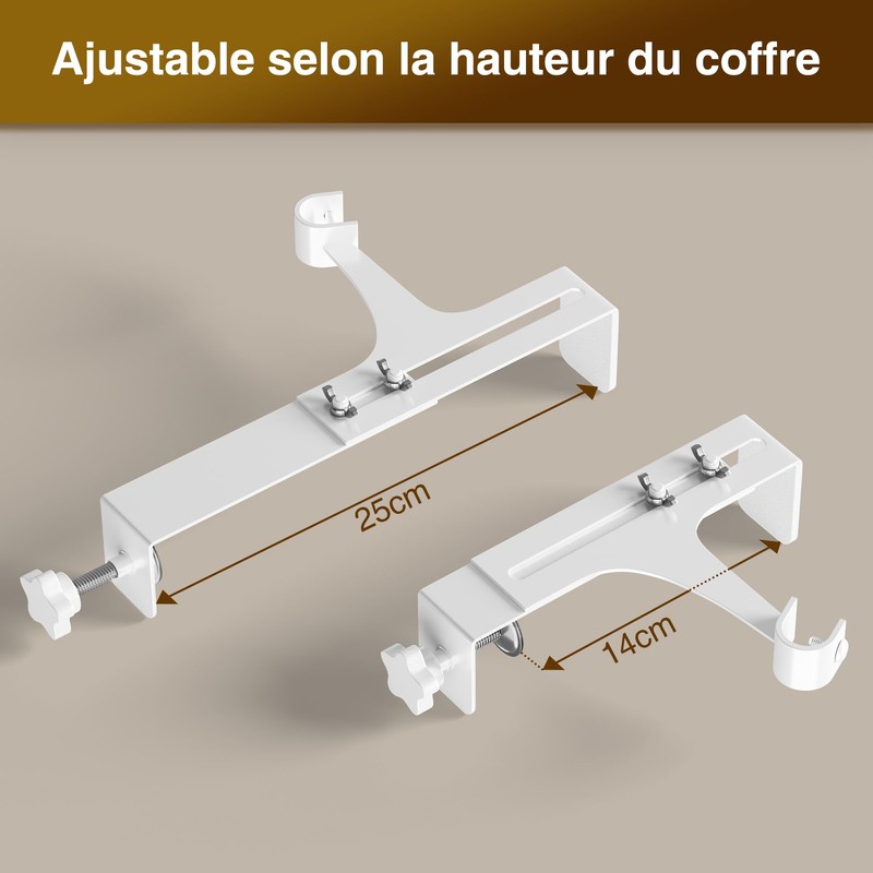 niffgaff Bianco Curtain Rod