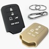 2-Pack Click&Fit Silicone Key Fob Covers Compatible with Honda Civic