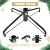 Christmas Tree Stand for Artificial Trees, Folding Metal Tree Base