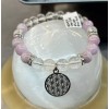 Unbranded Kenzie With Quartz And Flower Of Life Bracelet