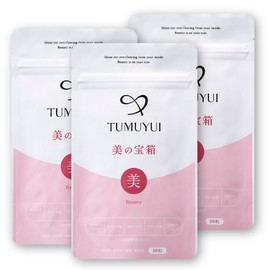 TUMUYUI 【美の宝箱】お得な3袋セット※ 女性向け 大人の美容サプリ 和漢成分＋スーパーフード 90粒入り×3袋 約3ヶ月分