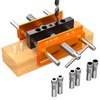 BLEKOO Upgraded 6.7 inch Self Centering Doweling Jig Kit, Drill