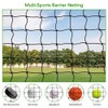 Wiseek 10'x40' Baseball Softball Backstop Nets, Heavy Duty Sports Netting
