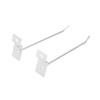 Fdit Slatwall Hooks, Slatwall Panel Hooks Slotted Plate Single Wire