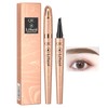 Gevlonecirly Liquid Eyebrow Pencil, 4D Liquid Eyebrow Pencil, Waterproof Eyebrow