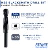 29mm HSS Blacksmith Drill Bit - Reduced Shank Drill for