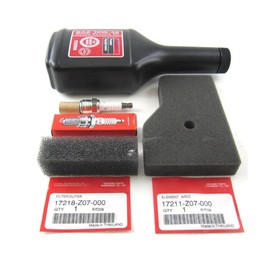 GaRcan Generator Tune Up Kit for Honda EU2000i, EU2200i Generators, Universal Fit, Polyester Material, 12oz 10W30 Oil, Spark Plug, Air Filter, Outer Filter