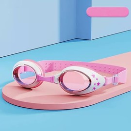 Kids Swimming Goggles Kids-Goggles: Goggles Kids Swim Anti Fog, No Leak and UV 400 Comfort for Girls Boys Children Age 4-16 (Pink)