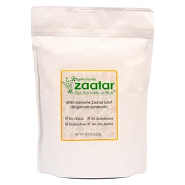 Zaatar Bulk & Share Size by Tyme Foods (2.2 LB/ 1 KG) - Zaatar Seasoning with Genuine Hyssop Herb/Zaatar Spice - Fresh Zatar - Mixed in USA