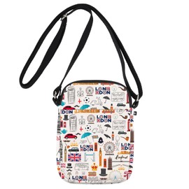 MYSOMY London Crossbody Bag London Trip Gift London Travel Purse London Shoulder Bag London Crossbody Purse (London UK)