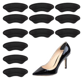 Heel Grips for Ladies Shoes, 6 Pieces Grip Trainers for Too Big Women Suede Liners Shoes and Boots, Insert Fillers Insoles Protectors Guards Protection, Prevent Heel Slipping Out, Rubbing and Blisters