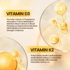 Vitamin D3 K2 Supplement Softgels | 300 Capsules | Natural