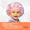 Red by Kiss Toddler Satin Bonnet Sleep Cap for Toddlers,