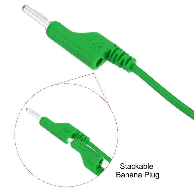 PATIKIL 4 mm Banana Plug to Banana Plug Test Leads