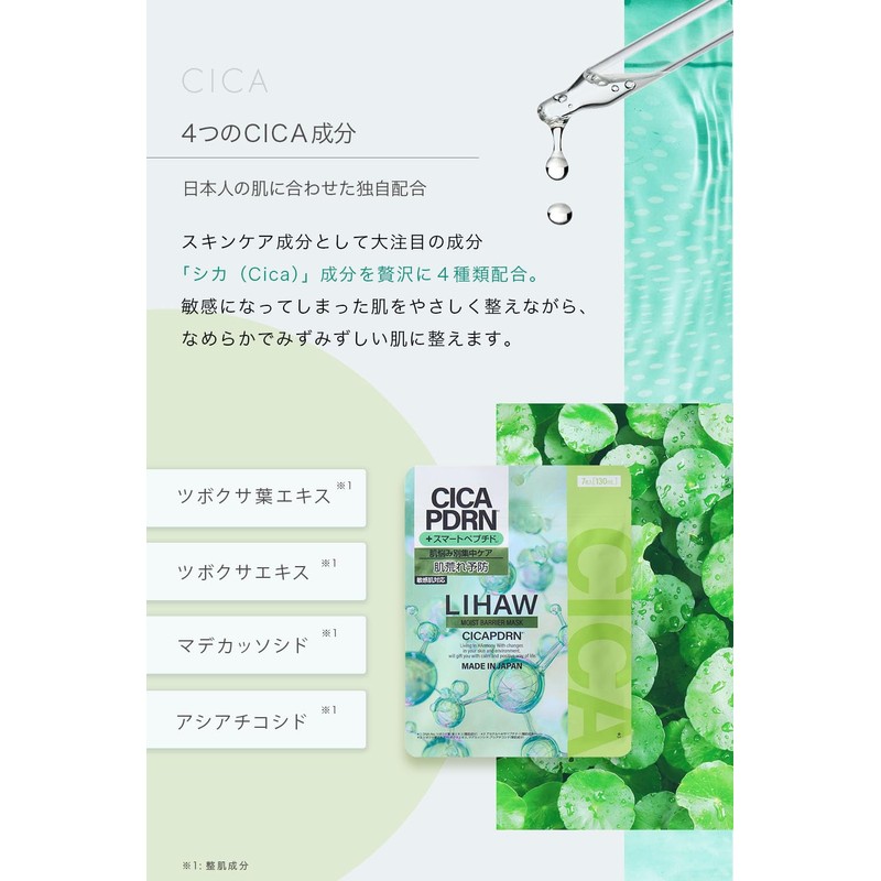 LIHAW Rehau Moist Barrier Mask, CICA PDRN x Smart Peptide,