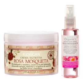 Crema Rosa Mosqueta + Aceite Rosa Mosqueta - Florigan® Set Todo Tipo De Piel Día/noche
