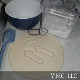 EYESHADOW BRUSH OUTLINE EYE MAKEUP SPONGE COOKIE CUTTER MADE IN USA PR3394