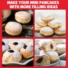 SugarWhisk Mini Pancakes Maker Machine with 14 Larger & Deeper
