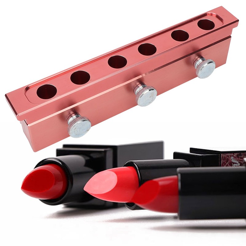 12.1mm 6 Holes Dual Use Aluminium Alloy DIY Lipstick Mold