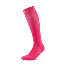 CEP - Women's Core 5.0 Tall Compression Long Running Socks for Optimal Blood Circulation and Fast Recovery, pink, L